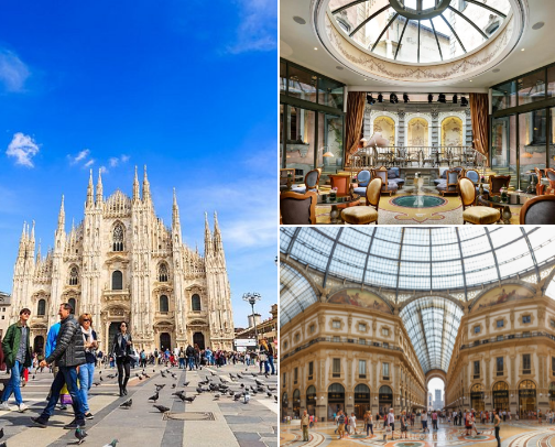Milan, Italy cover photo collage