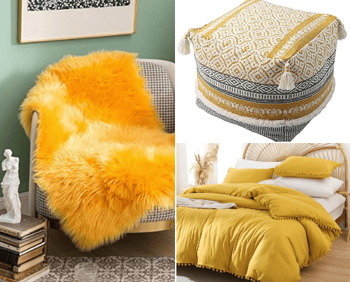 My Love of Mustard Yellow cover photo collage
