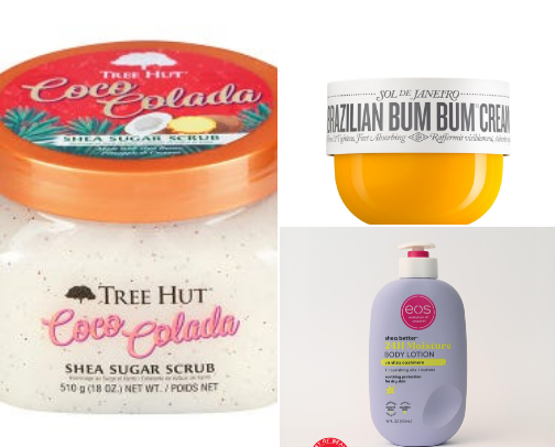 Body Care Essentials for Soft, Glowy Skin✨️ cover photo collage