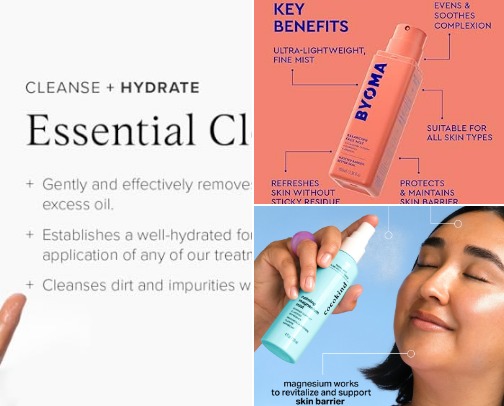Miss Peggy's Skincare Routine cover photo collage