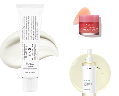 Skincare essentials cover photo collage