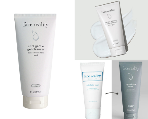 Skincare cover photo collage