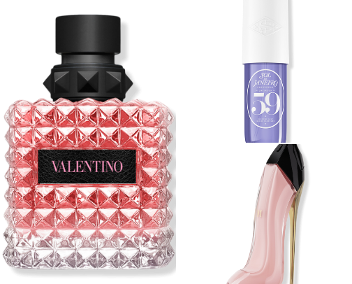 Perfumes on my vanity cover photo collage