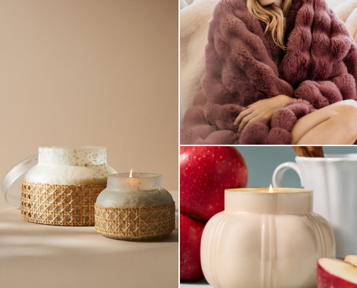 Cozy Home Gifts for Winter (2026): Candles, Faux-Fur Throws & Mugs cover photo collage