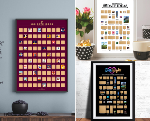 I Got a Scratch Off Date List and We've Actually Done 12 So Far cover photo collage