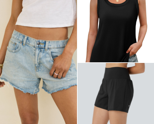 Summer live in outfits cover photo collage