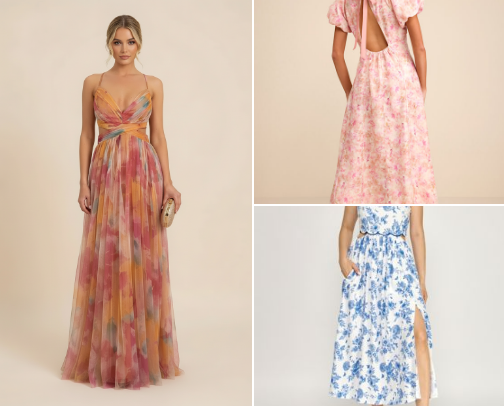 Spring has Sprung: Spring Dresses 2026 cover photo collage