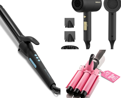 My go to hair tools for easy, everyday styling 🎀 cover photo collage