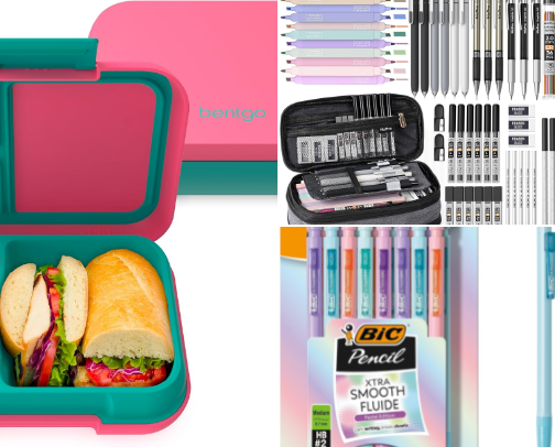 School day must haves cover photo collage