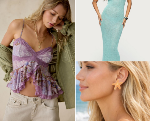 Aquamarine Inspired Fashion! cover photo collage