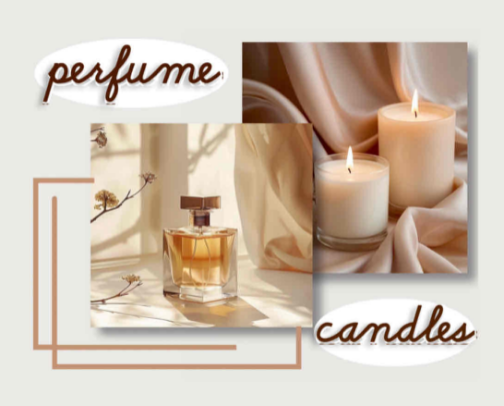 ♡ Perfumes & candles that smell good enough to eat (but you can’t eat them) ♡ cover photo collage