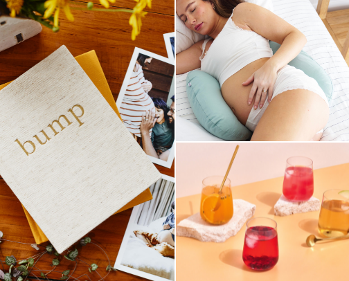 Pregnancy must haves cover photo collage