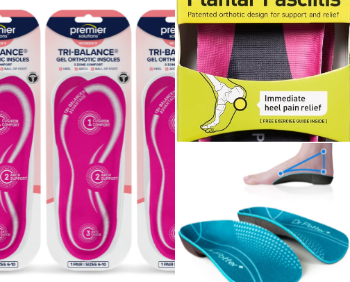 Orthotic Insoles for Women Who Are Done Dealing with Foot Pain cover photo collage