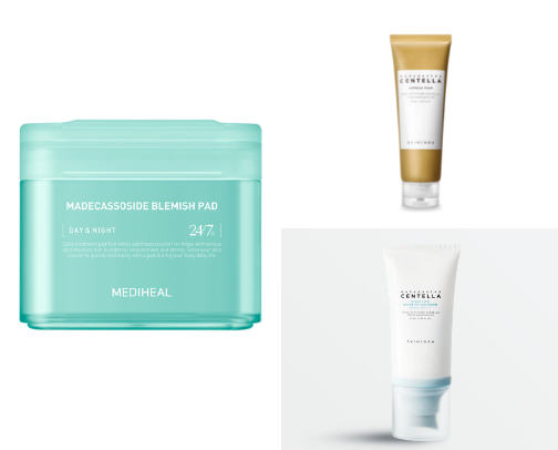 Korean Skincare🩵 cover photo collage