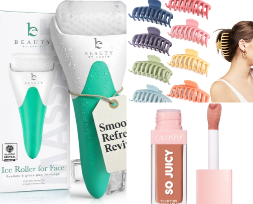 ✨ THE ULTIMATE "GLOW-UP" SELF-CARE ESSENTIALS ✨ cover photo collage