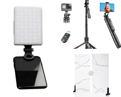 Beginner equipments for content creators 🧚🏼‍♀️💫 cover photo collage