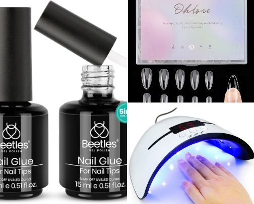 gel nails <3 cover photo collage