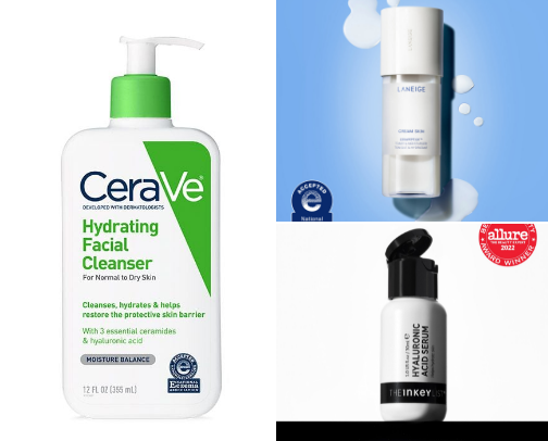 Best moisturizer for dry skin - from drugstore to luxury cover photo collage