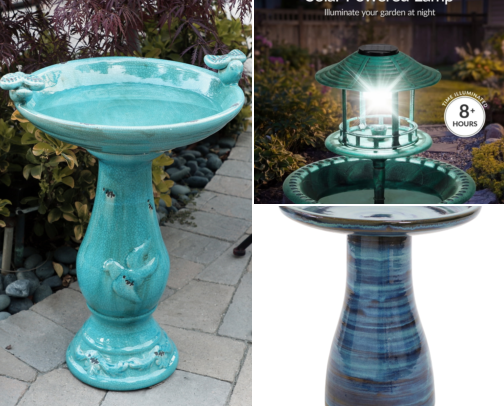 I Finally Found Bird Bath Setups That Attract More Birds Than Feeders cover photo collage