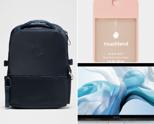 College Backpack Essentials cover photo collage