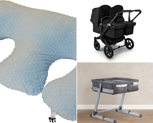 Twin life essentials- Products that saved our sanity cover photo collage