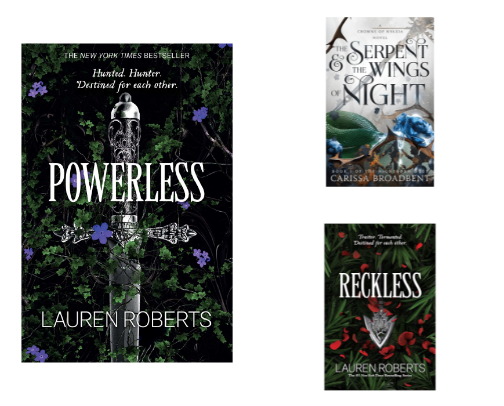 romantasy books! ❤️🏰✨⚔️🥀 cover photo collage