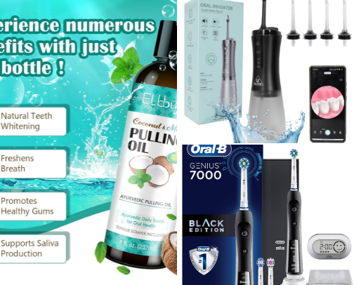 🦷Oral Care is Self-Care: My Hygiene Glow-Up for a Pretty Mouth 💋 cover photo collage