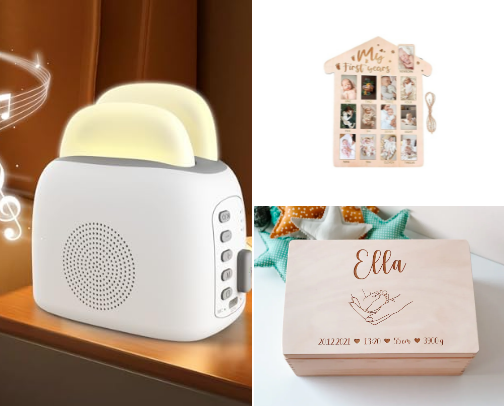 Regali da fare per la nascita di un bebè cover photo collage