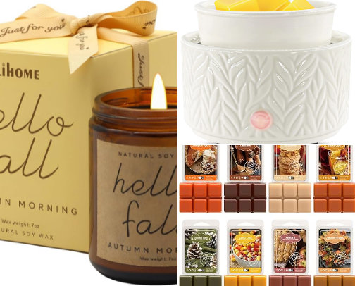 Fall Candles & Cozy Home Scents 🕯️ cover photo collage