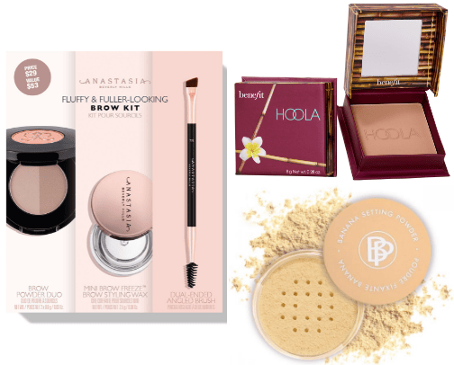 Makeup & skincare cover photo collage