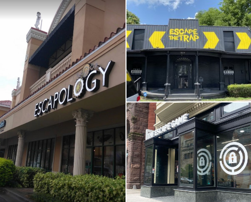 Escape Room Extravaganzas! cover photo collage