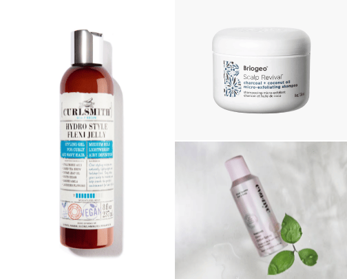 best curly hair products cover photo collage