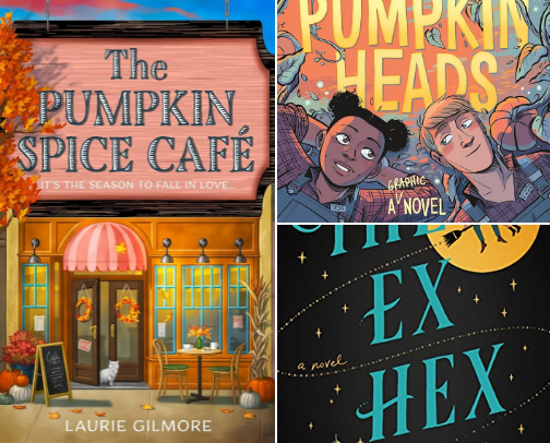 Books to Pair with Pumpkin Spice Lattes cover photo collage