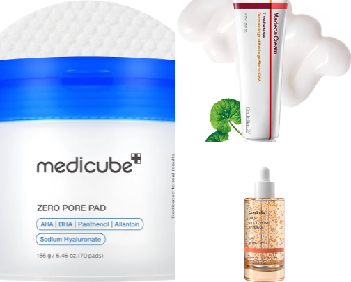 Korean Skincare to achieve the glass skin cover photo collage