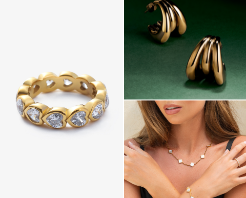 💧Waterproof Summer Jewelry cover photo collage