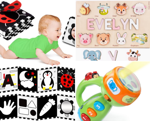 Gifts for Babies & Toddlers - $20 & Under cover photo collage