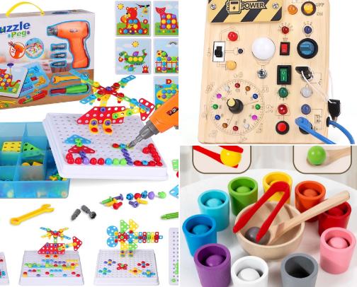 Toddler Learning Toys cover photo collage