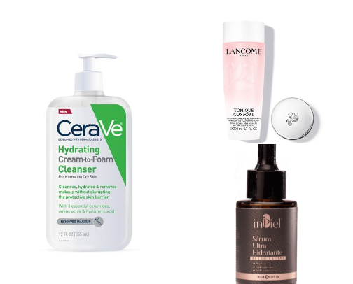 Skincare day cover photo collage