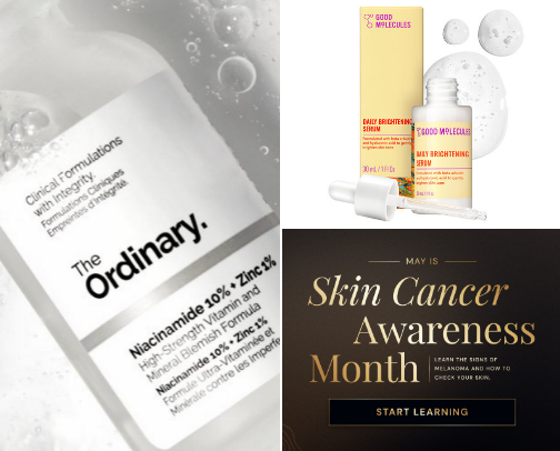 My favorite products for youthful skin ❤️ cover photo collage