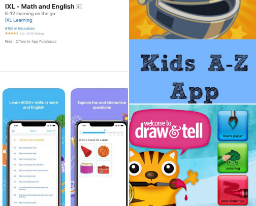 Educational Apps for Elementary Kids cover photo collage