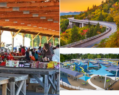 Exciting places to visit outdoors Carolina Escapes cover photo collage