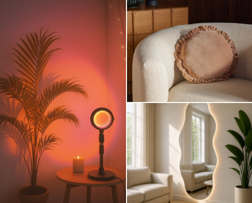 Cool and Cozy Bedroom Decor Guide.🪞💜 cover photo collage