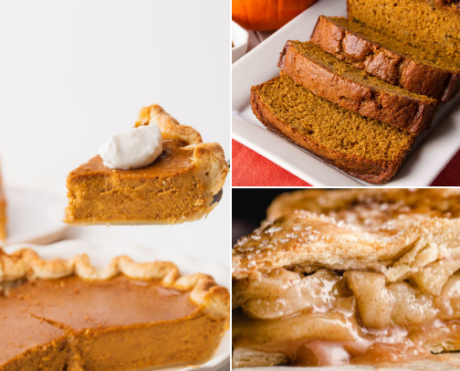 Delicious Desserts Perfect For The Fall Season. cover photo collage