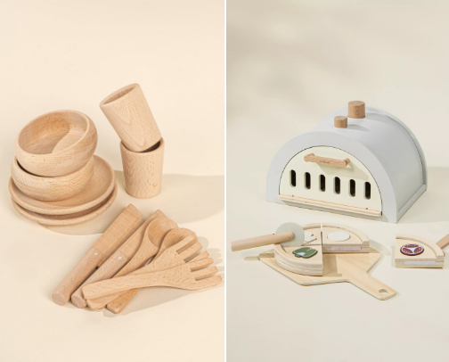 Play kitchen cover photo collage
