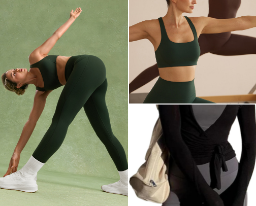 Yoga/Pilates Girl Essentials cover photo collage