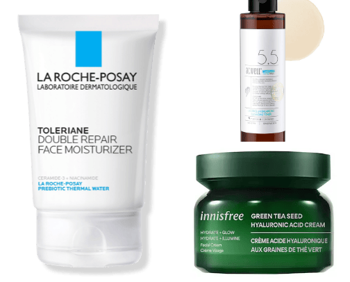 SENSITIVE SKINCARE PRODS cover photo collage