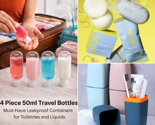 9 Travel Toiletries Under $25 - TSA Approved cover photo collage