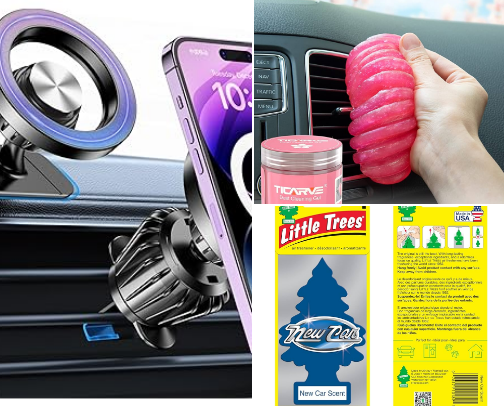 Car essentials 🚗 cover photo collage
