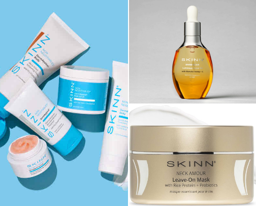 SKINN Cosmetics by Dimitri James cover photo collage