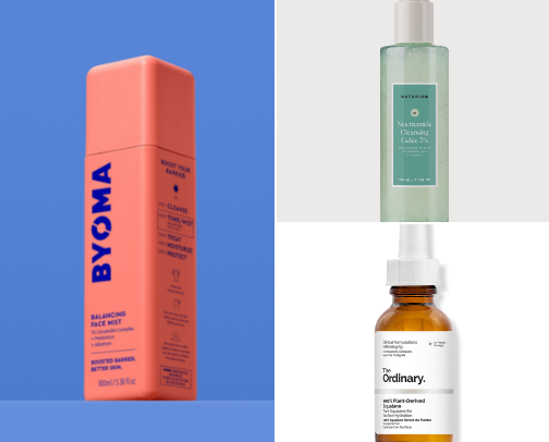 acne-safe skincare I can't live without 🌟 cover photo collage